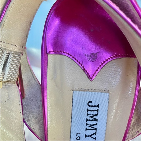 Jimmy Choo Vamp Course Glitter Stilettos - Picture 8 of 8